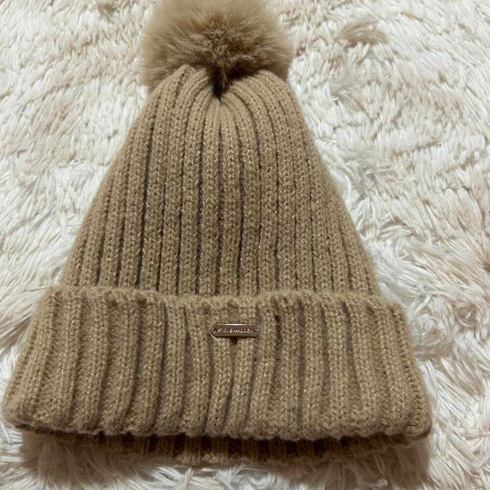Steve-madden Women's Tan and Cream Hat